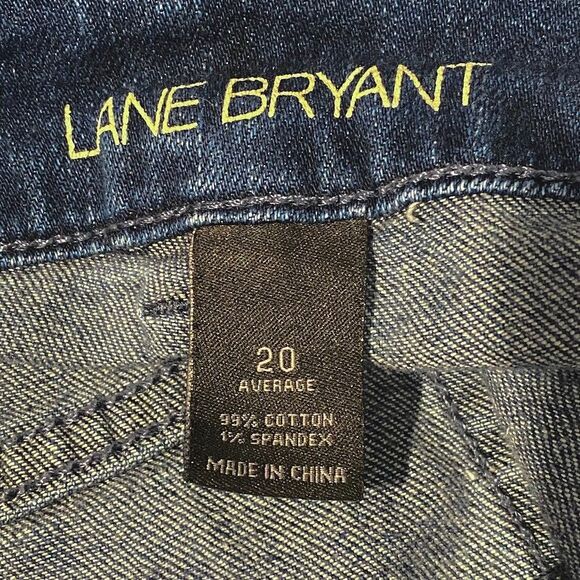 Lane Bryant Slim High Rise Straight Leg Jeans Women's Plus Size 20 - Picture 3 of 14